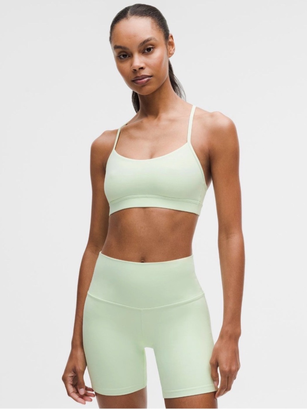 NWT Lululemon Matcha Magic Flow Y Bra size 8